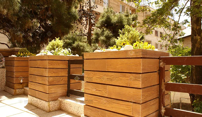مشروع معماري — مظهر الخشب