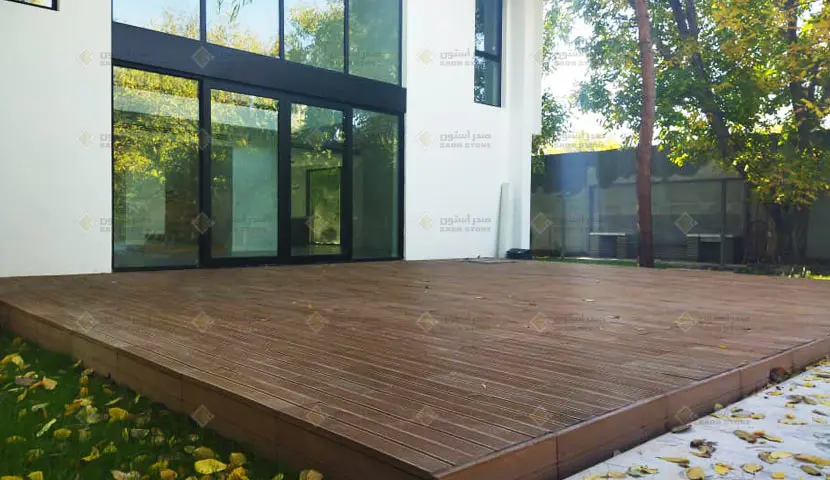 مشروع معماري — مظهر الخشب